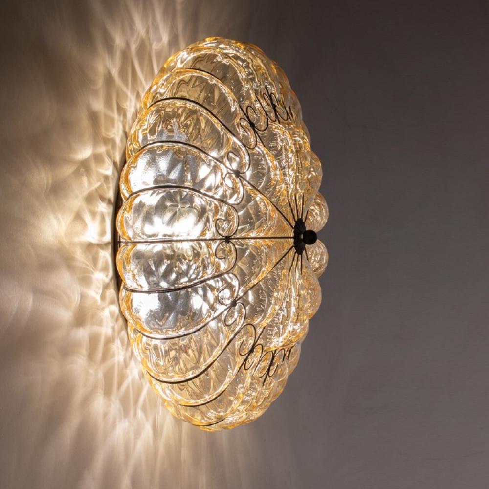 klasszikus muranoi uveg falikar arany elegans fali lampa rusztikus mediterran polgari folyoso nappali haloszoba siru olaszorszag lameridiana lampak toszkana.jpg